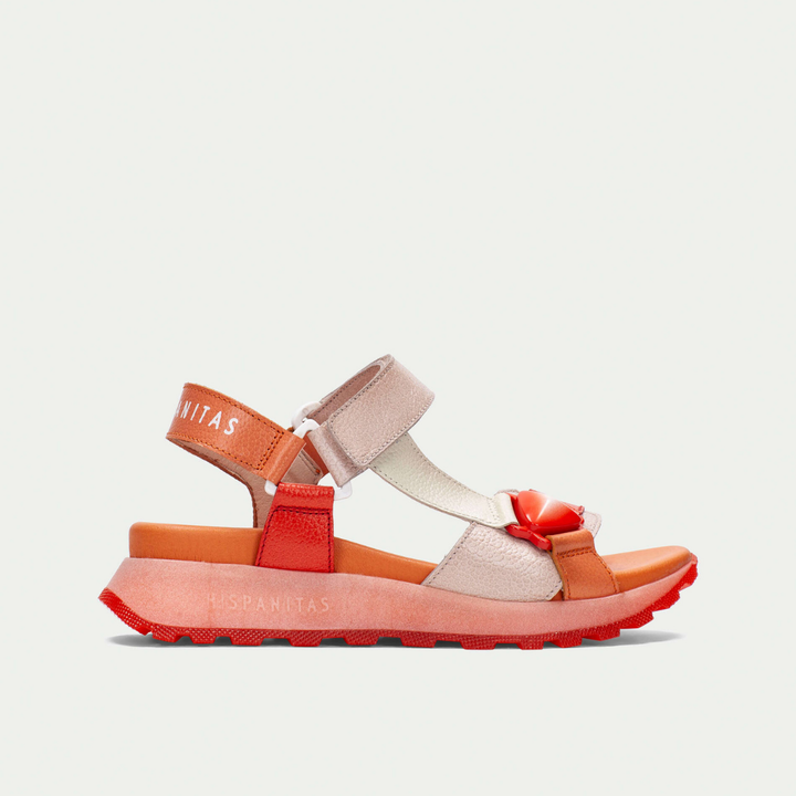 Hispanitas Maui coral & scarlet