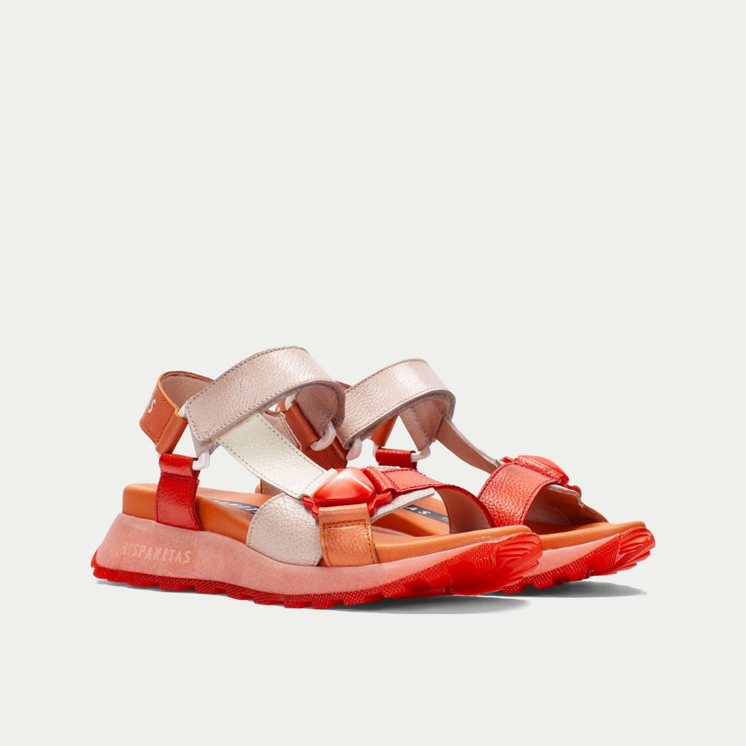 Hispanitas Maui coral & scarlet