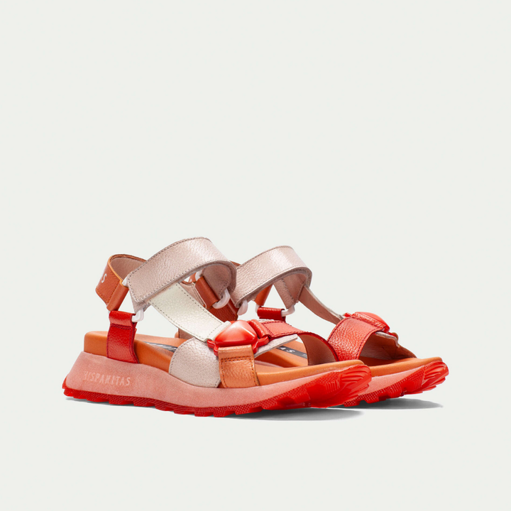 Hispanitas Maui coral & scarlet