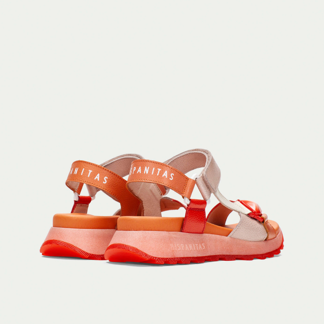 Hispanitas Maui coral & scarlet