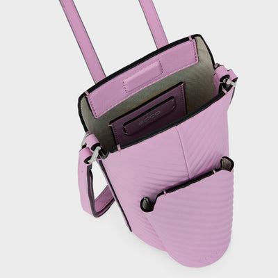 ECCO Pot Bag Double Grooved pink