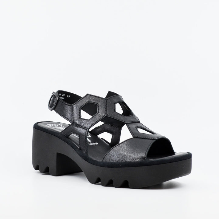 Fly London Tewa black