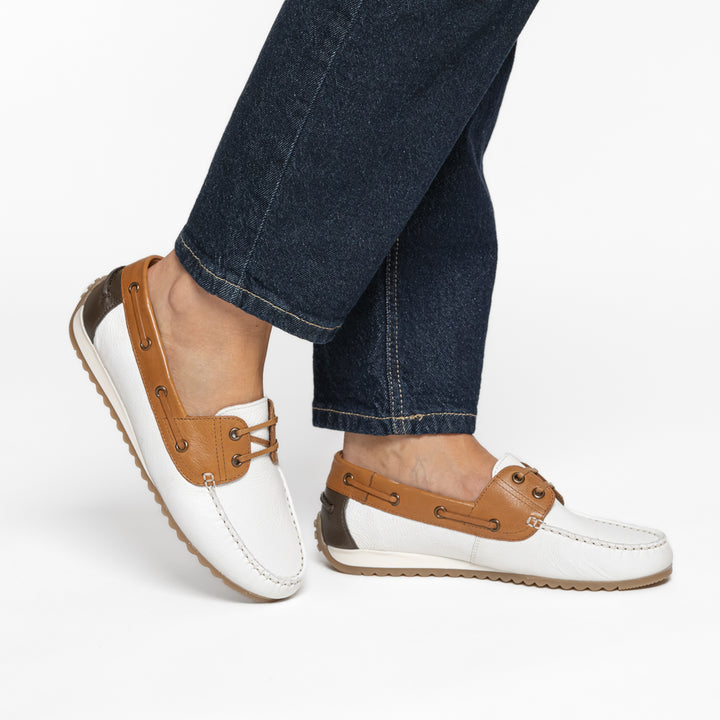 Ara New Port 27704 white & cognac