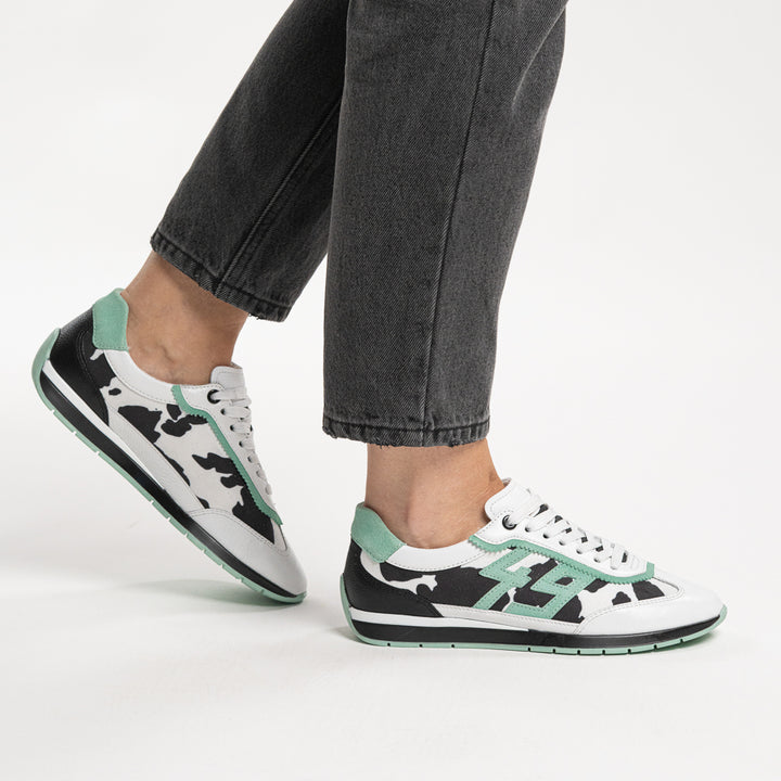 Ara Portofino 50902 white, black & jade