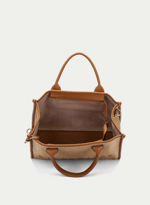 Hispanitas Tote rafia natural