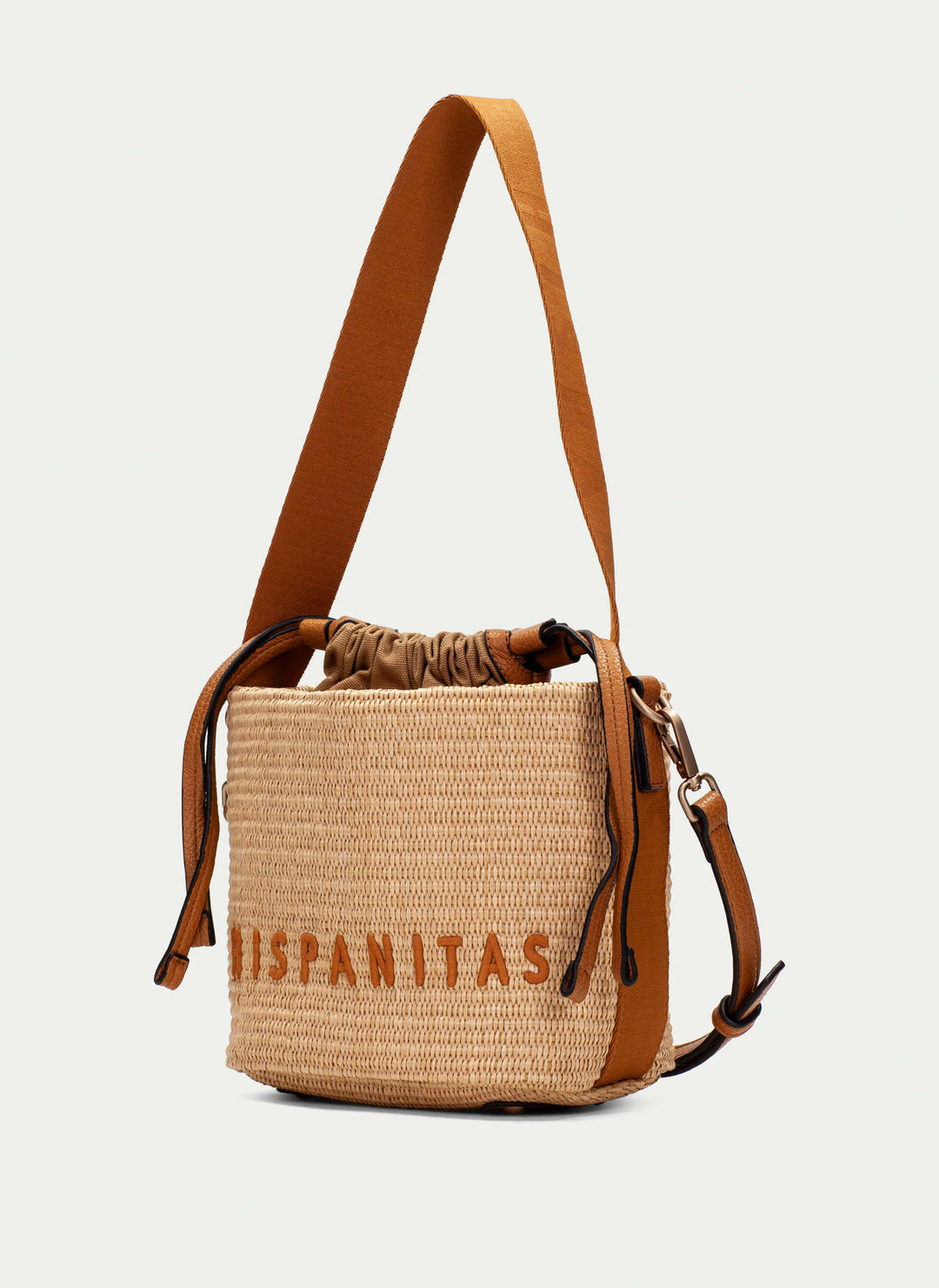 Hispanitas Bucket Shoulder rafia natural