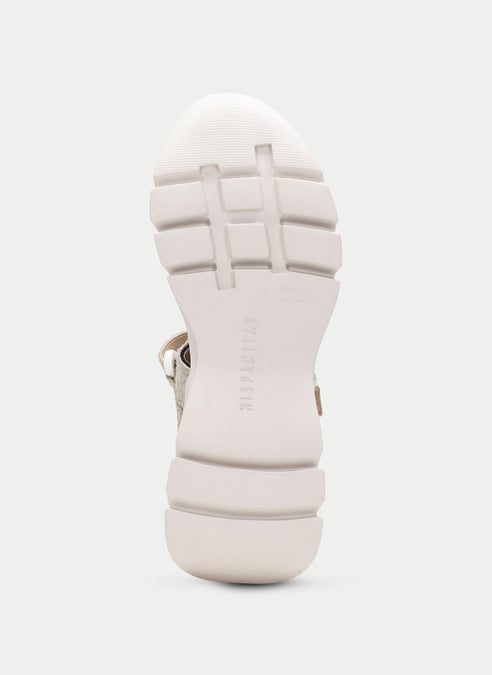 Hispanitas Dakar taupe & metallic