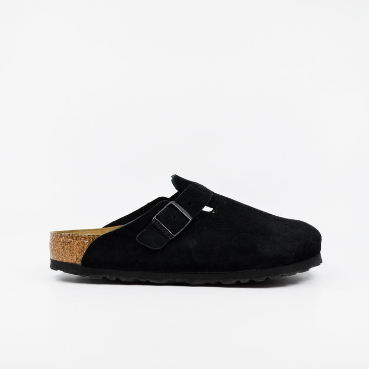 Birkenstock Boston black suede