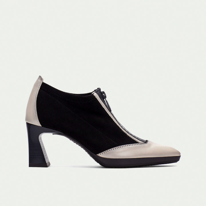 Hispanitas Atlanta Zip cream & black