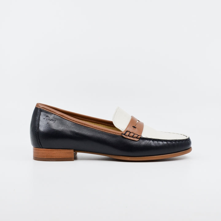 Sioux Rosikena marine, cream & cognac