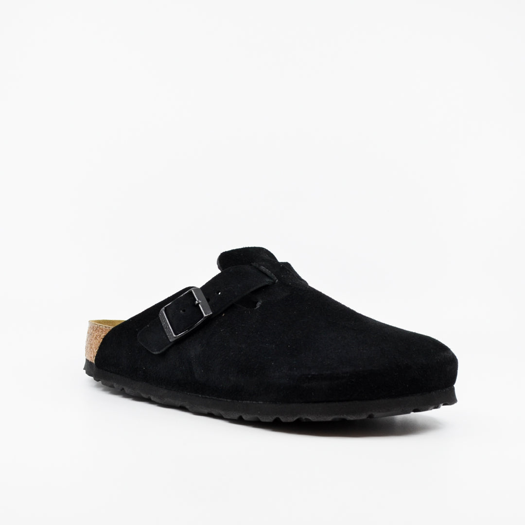 Birkenstock Boston black suede