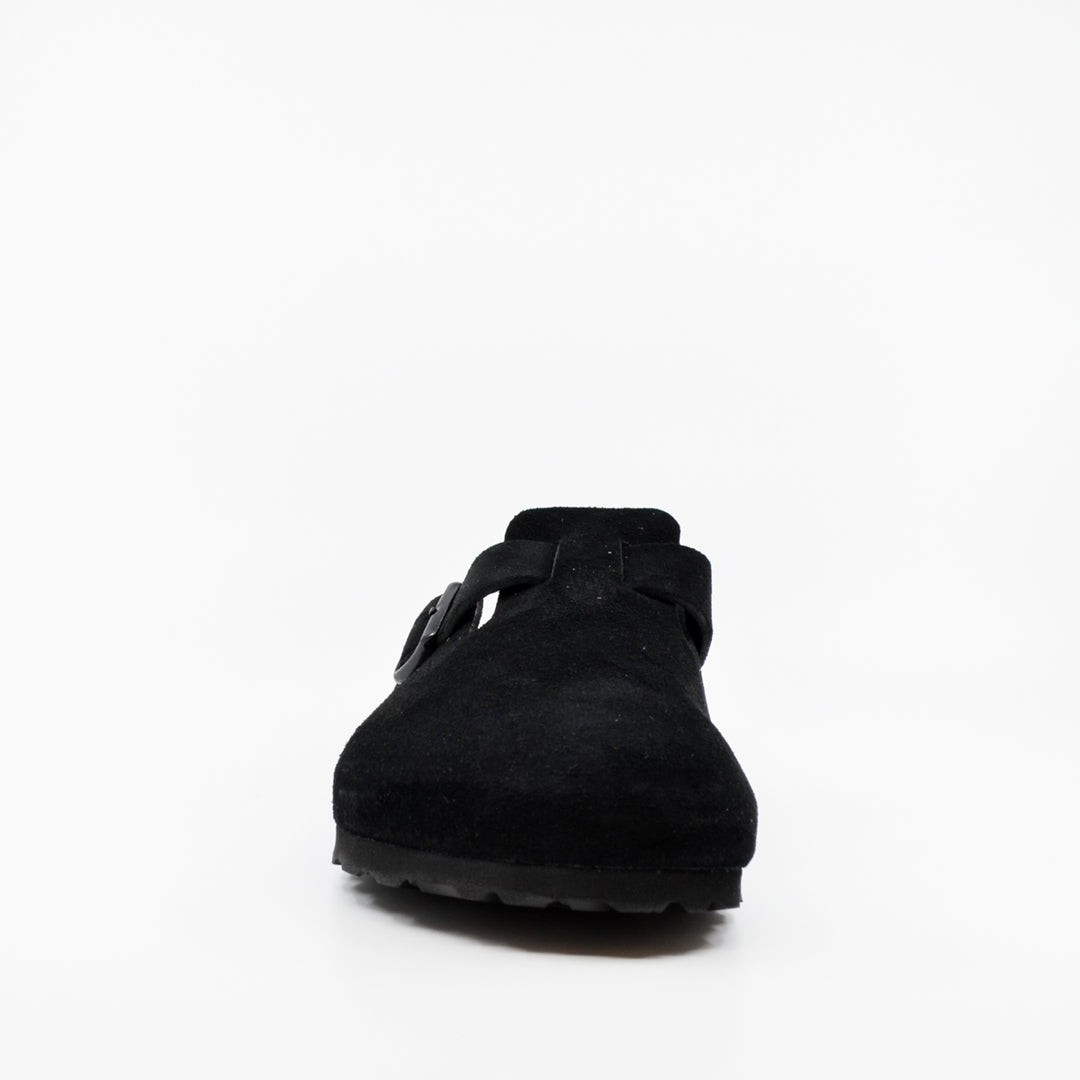 Birkenstock Boston black suede