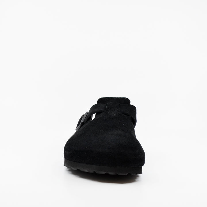 Birkenstock Boston black suede