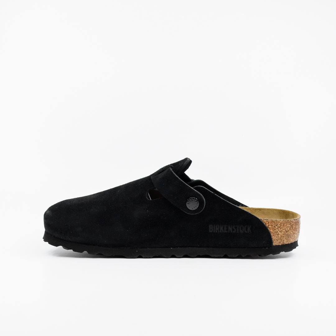 Birkenstock Boston black suede