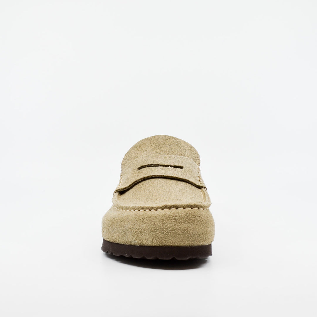 Birkenstock Naples Wrapped Taupe Suede