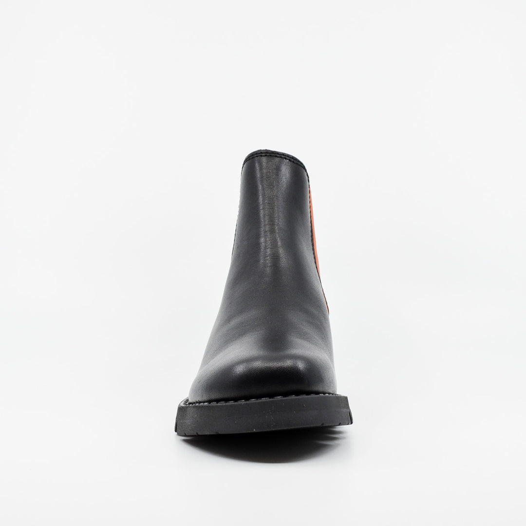 Fly London Salv black & brick