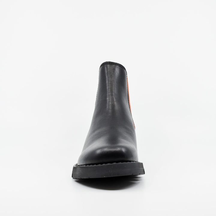 Fly London Salv black & brick