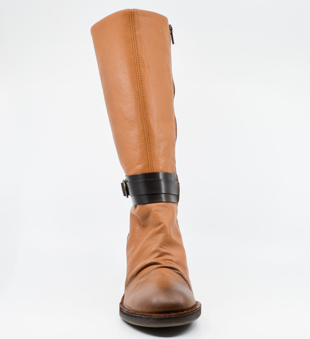 Fly London Beif cognac & dark brown