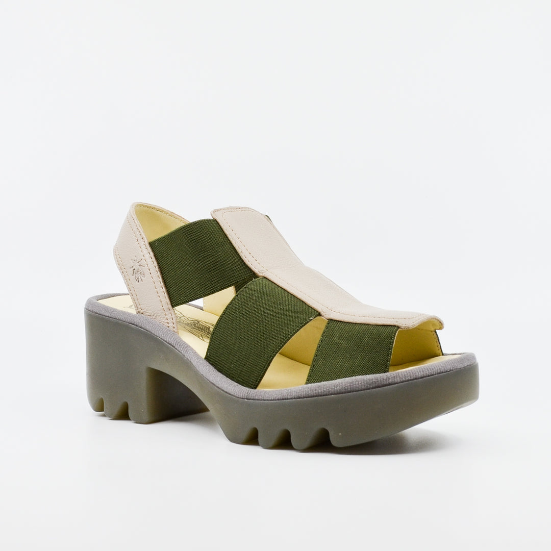 Fly London Teev taupe & khaki