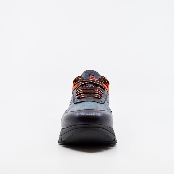 Jose Saenz 2287 navy & orange