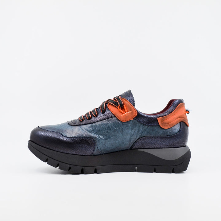 Jose Saenz 2287 navy & orange