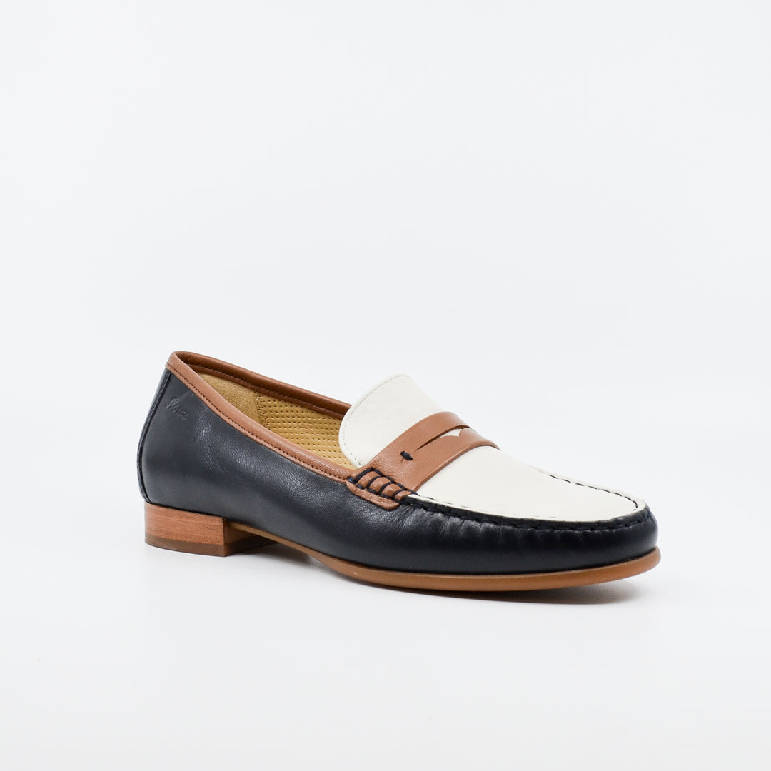Sioux Rosikena marine, cream & cognac