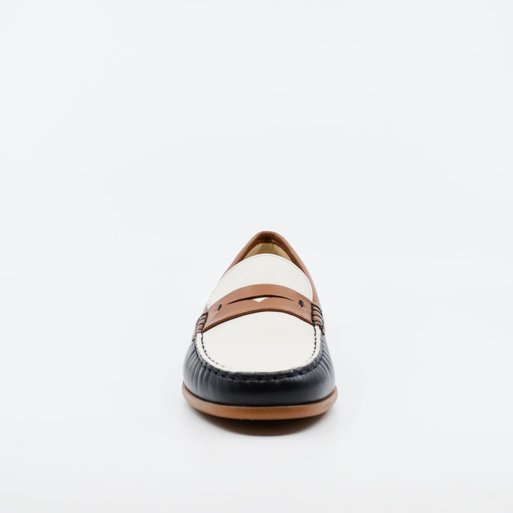 Sioux Rosikena marine, cream & cognac