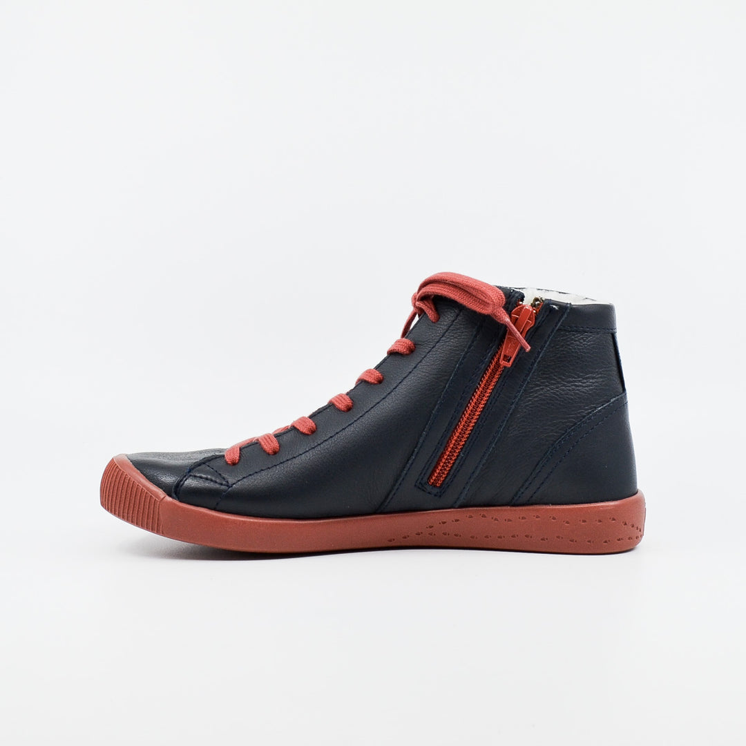 Softinos Ibbi navy & brick