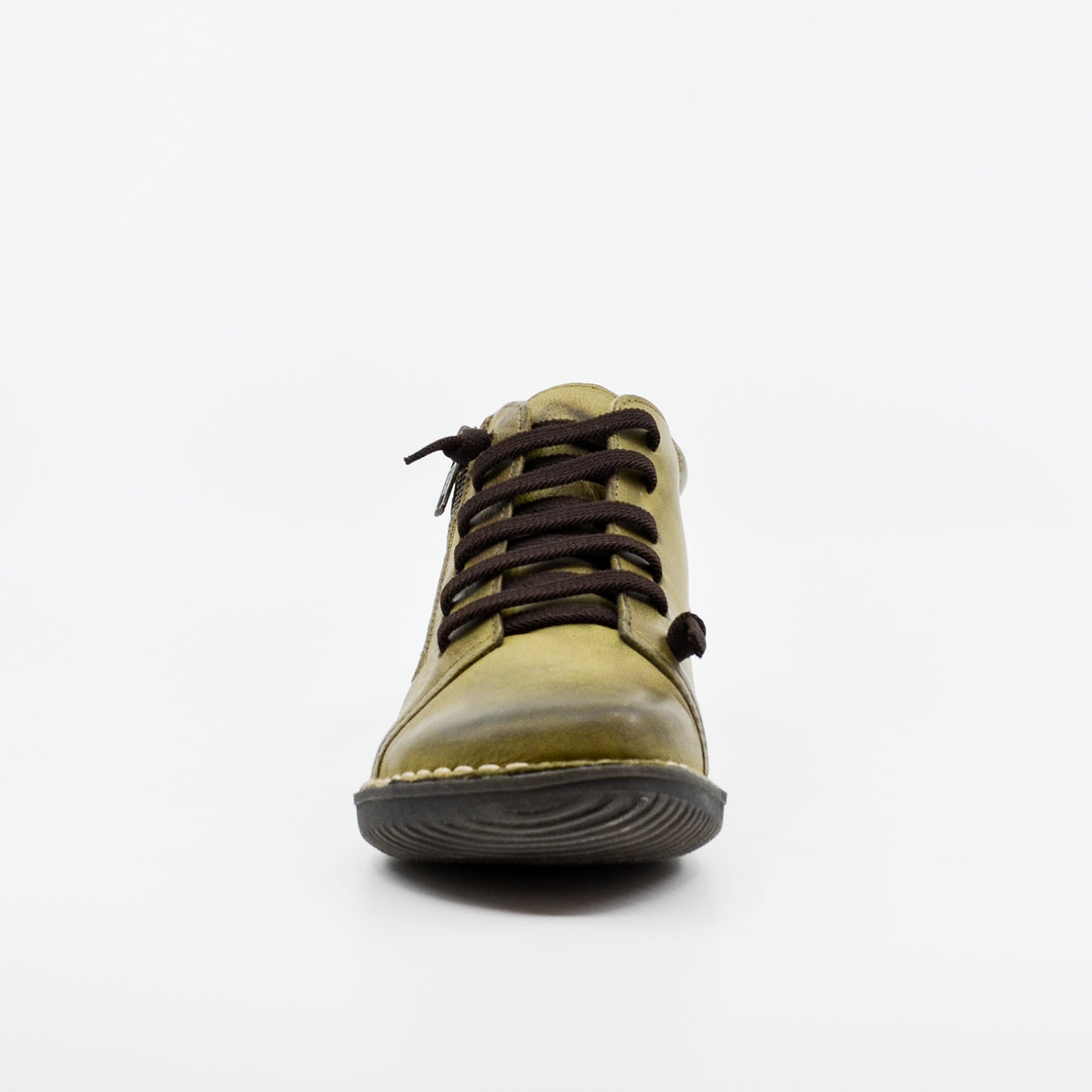 Zeta Madge olive & cuero