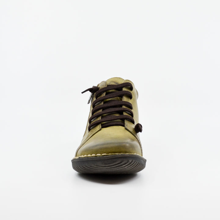 Zeta Madge olive & cuero