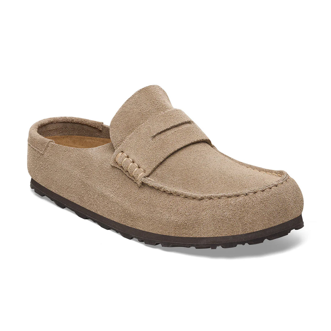 Birkenstock Naples Wrapped Taupe Suede