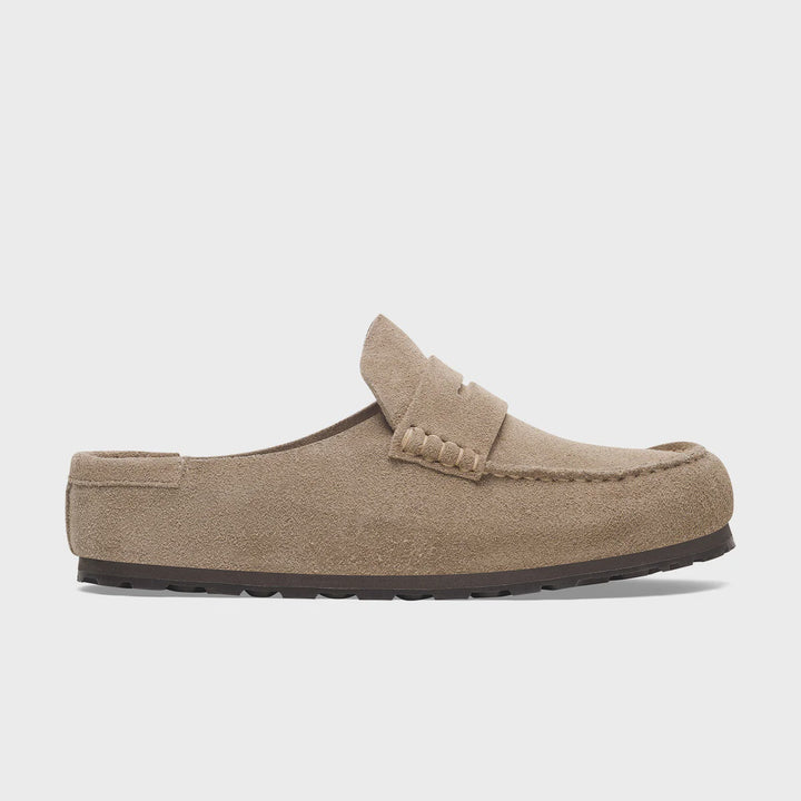 Birkenstock Naples Wrapped Taupe Suede