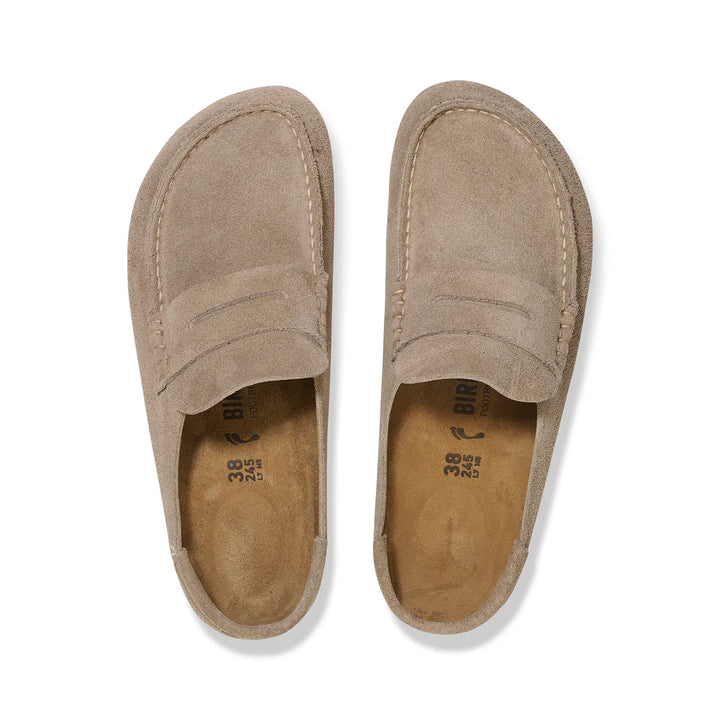 Birkenstock Naples Wrapped Taupe Suede